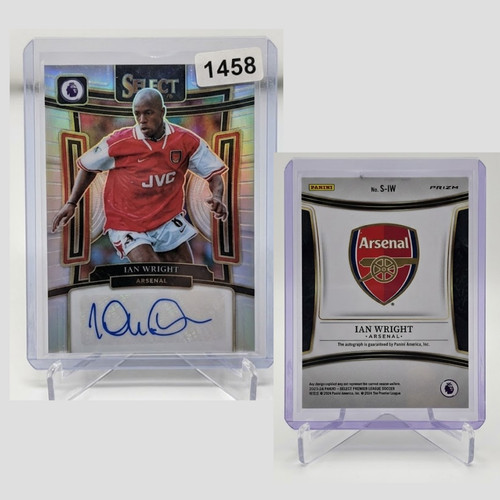 Ian Wright #S-IW 2023 Panini Select Premier League Signatures card