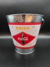 Drink Coca-Cola Galvanized Handled Bucket