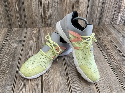 Merrell Womens Flora Kindred Yellow Lemonade Mesh Hiking Shoes J000150 Size 10