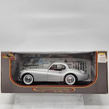 Signature Models 1949 Silver Jaguar XK 120 1:18 Scale Diecast HTF Collectors 