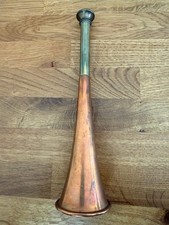Vintage Hunting Horn Copper Brass Unbranded Small 9 Inches 23cm