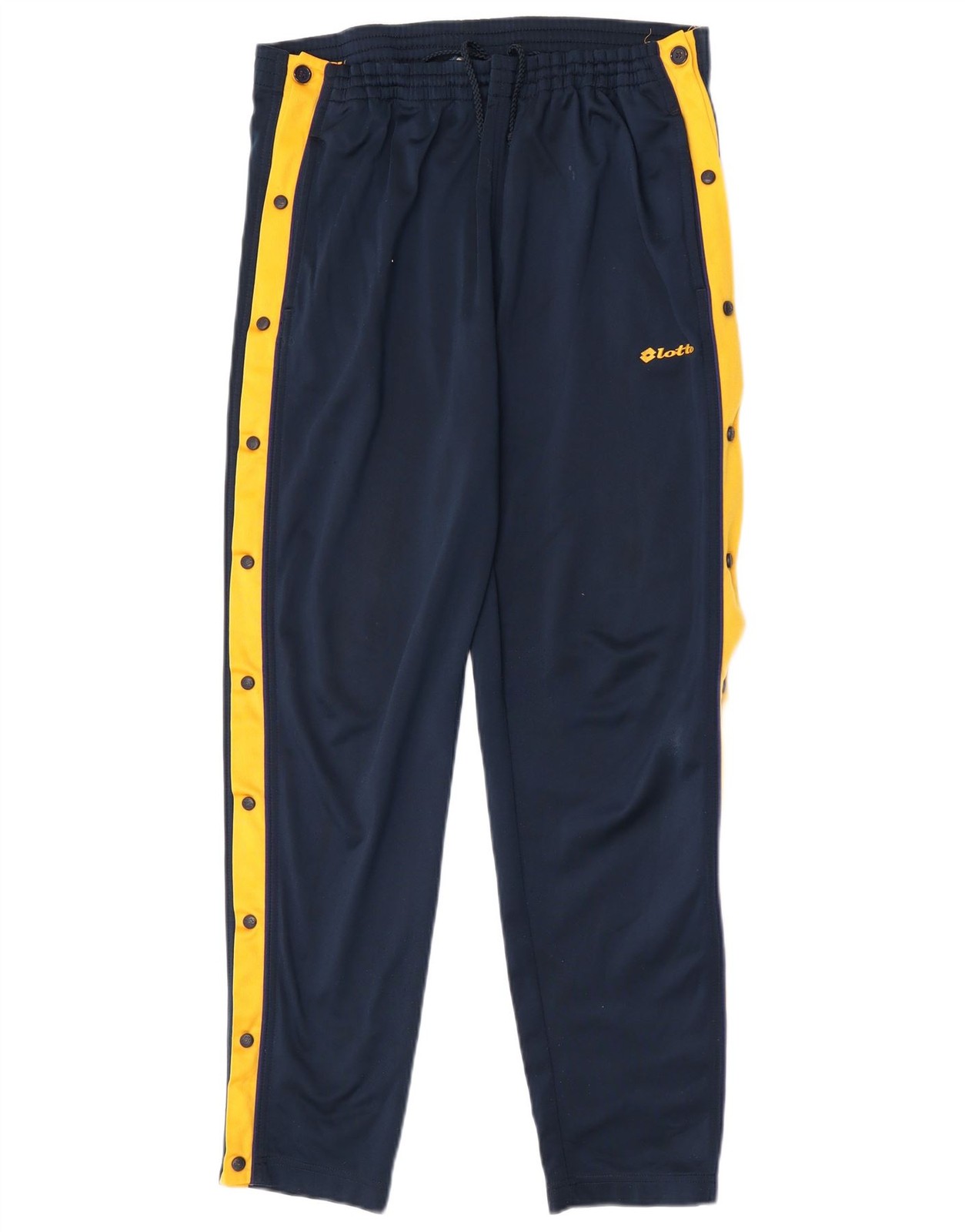 Lotto Mens Joggers Tracksuit Trousers Medium Navy Blue Colourblock AI18