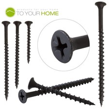 Drywall Screws Wood Plasterboard Dry Lining Bugle Head Partition Studding Black