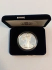 American Silver Eagle Proof, one ounce w/box & COA