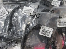 Lot of 100 NEW C2G USB Cable, USB 2.0 Cable, USB A to B Cable 9.84 Feet 3 Meters