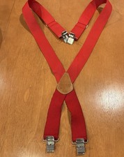 adjustable Wide Heavy Duty Suspenders Work Sport Brand Xl