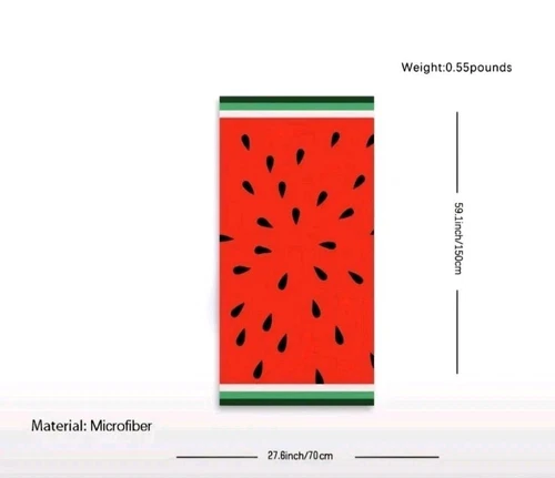 Watermelon Beach Pool Towel
