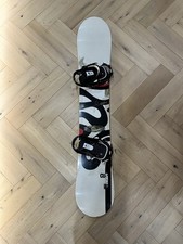 Burton Custom Snowboard 158 with Salomon Bindings Used condition