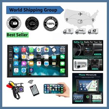 Touchscreen Double Din Car Stereo with Backup Camera  Sound Quality