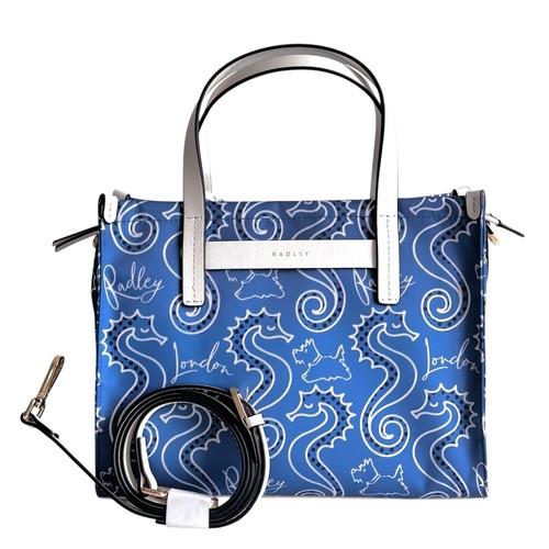 RADLEY Finsbury Park Seahorse Blue Medium Crossbody Grab Bag - New - RRP £149 - Picture 2 of 6