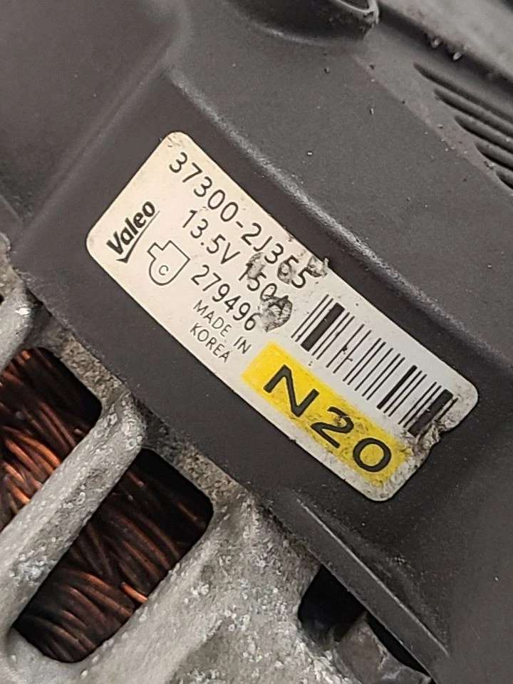 Alternador 21-23 HYUNDAI ELANTRA naturalmente aspirado 373002J355 - Imagem 4 de 4