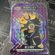 2022-23 Upper Deck Allure - Rookies Marc McLaughlin #104 Purple Diamond /10