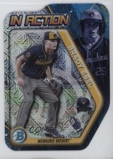 2025 Bowman Draft In Action Mega Box Mojo Refractor Brady Ebel #BIA-20 1az7