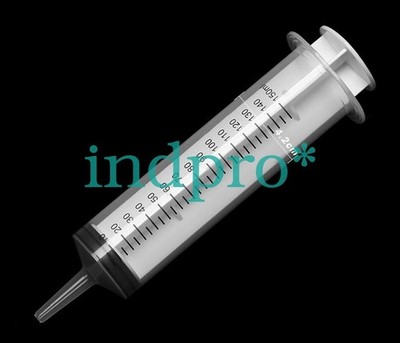 60/100/150ml Large Big Plastic Hydroponics Nutrient Disposable Measuring Syringe