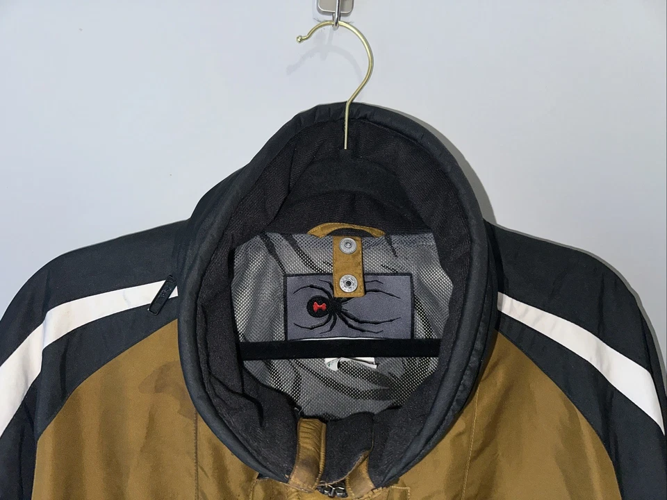 SPYDER MULTI COLOR ZIP FRONT NYLON WINDBRAKER WORK JACKET Sz XL - Image 4 of 4