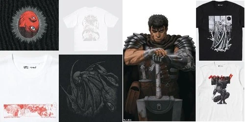 BERSERK  UNIQLO UT  XL XXL 3XL 4XL  GUTS ZODD God Hand Griffith Beherit