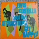 ELVIS COSTELLO & THE ATTRACTIONS GET HAPPY VINYL LP RECORD EX/VG+