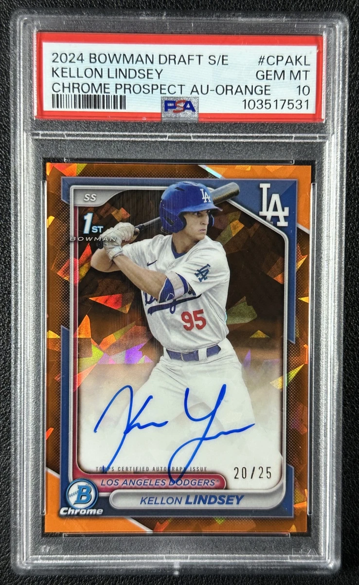 Bowman Los Angeles Dodgers Baseball Sports Trading Cards