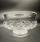 Vintage WATERFORD Crystal Comeragh Footed Bowl- Ireland- 5.25" Wide, 3.25" Tall