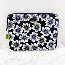 Kate Spade Padded Universal Laptop Cas Black Floral Blake Avenue NWT 14x10