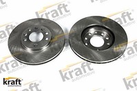 2X Bremsscheibe Kraft 6041660 2 Bremsscheiben Vorderachse Vorne FüR Opel