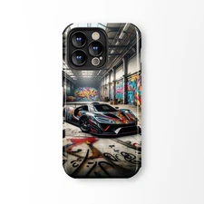 Ferrari Graffiti Car iPhone Case Bumper Shockproof Phone Case For Apple iPhone