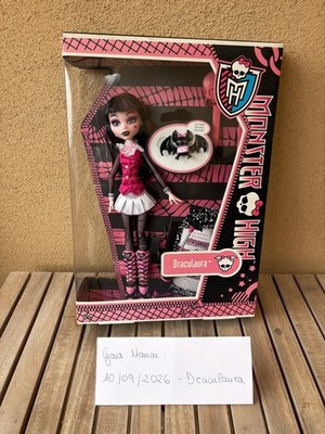 Draculaura Monster High 2012 Puppe komplett in Box Base G1 Wave 1