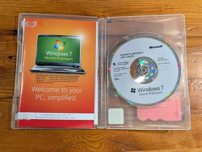 Microsoft Windows 7 Home Premium 64Bit DVD with Product Key