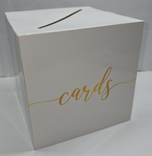 Card Receiving Box Parties Money Weddings Shower Birthdays Raffle Tickets