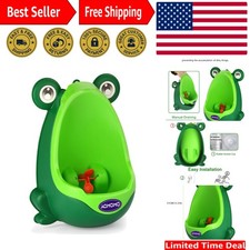 Toddler Urinal for Boys, Frog Potty Training Toilet with Spinning Target, Age...