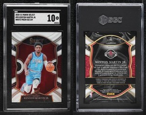 2020 Select Concourse White Prizm /149 Kenyon Martin Jr #98 SGC 10 GEM Rookie RC