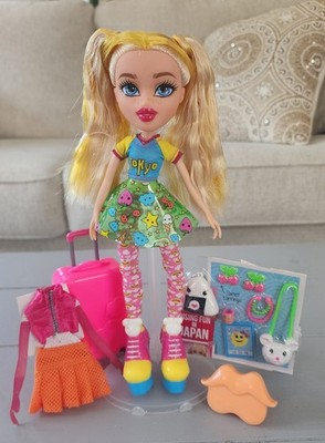 MGA Bratz Study Aboard Tokyo Cloe Doll 2016 Japan Yellow Hair Freckles Anime