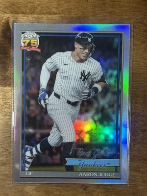 2026 Topps Chrome 75 Years Aaron Judge Refractor Yankees 91CB-2
