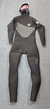 Rip Curl Flashbomb Heat Seeker 5/4 Zip Free w/ Hood Wetsuit Pre-owned Size LT