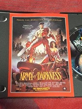 Army of Darkness DVD, 1999 Bruce Campbell, Embeth Davidtz, THX Remastered