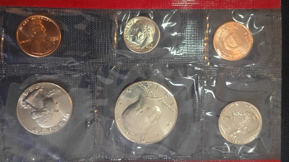 1984 United States Mint P&D Uncirculated Coin Set - Image 4 of 4