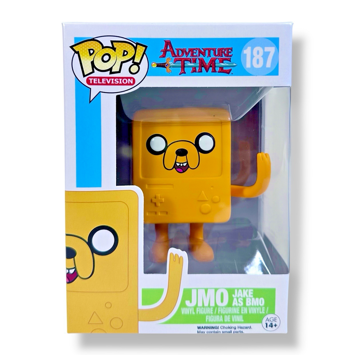 アドベンチャータイム JMO フィギュア ジェイク FUNKO POP! 187 Funko Pop! Adventure Time JMO #187 Jake as BMO Television