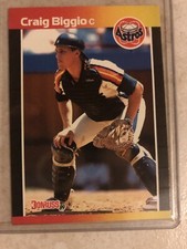 9 1989 Craig Biggio Donruss Rookie Cards
