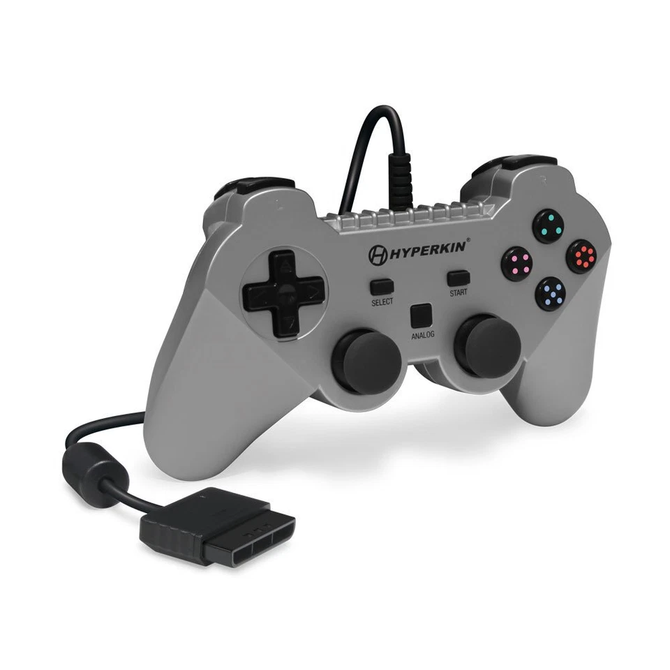 Hyperkin PlayStation 2 "Brave Warrior" Premium Controller For PS2 - Silver - Image 2 of 4