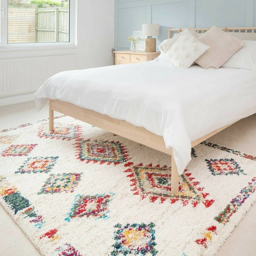Deep Shaggy Moroccan Rugs Lose Your Feet Thick Bedroom Area Rug Narrow Hall Rug - Picture 70 of 73
