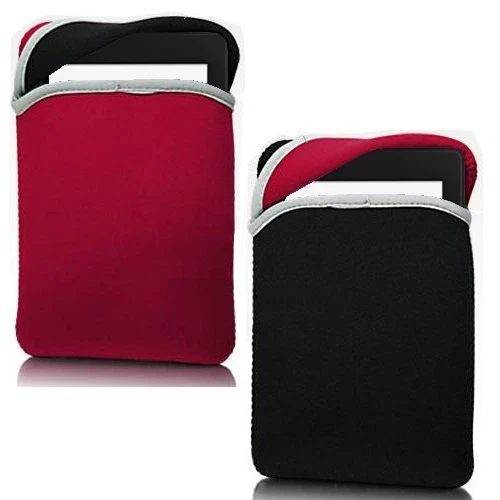 Kindle Fire Nook Kobo Samsung E-reader Tablet Reversible Sleeve Pouch Case Cover - Image 3 of 4