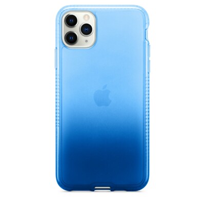 Original Tech21 Cornflower Blue Pureombre Case Hülle für iPhone 11 Pro Max
