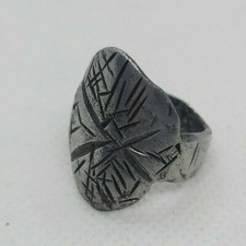ANCIENT ROMAN COLOR SILVER ARCHERY RING CIRCA 200-400 AD VERY RARE 