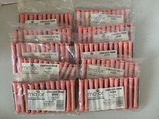 Major International Long Pink Concave 5/16  Perm Rods 5306 10 Packs Bundle NEW