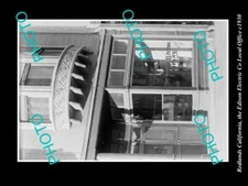 OLD POSTCARD SIZE PHOTO REDLANDS CALIFORNIA THE EDISON ELECTRIC Co c1930