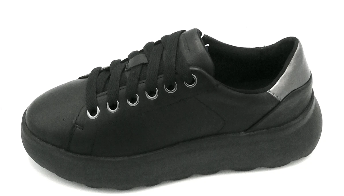 Sneakers pelle sales nera