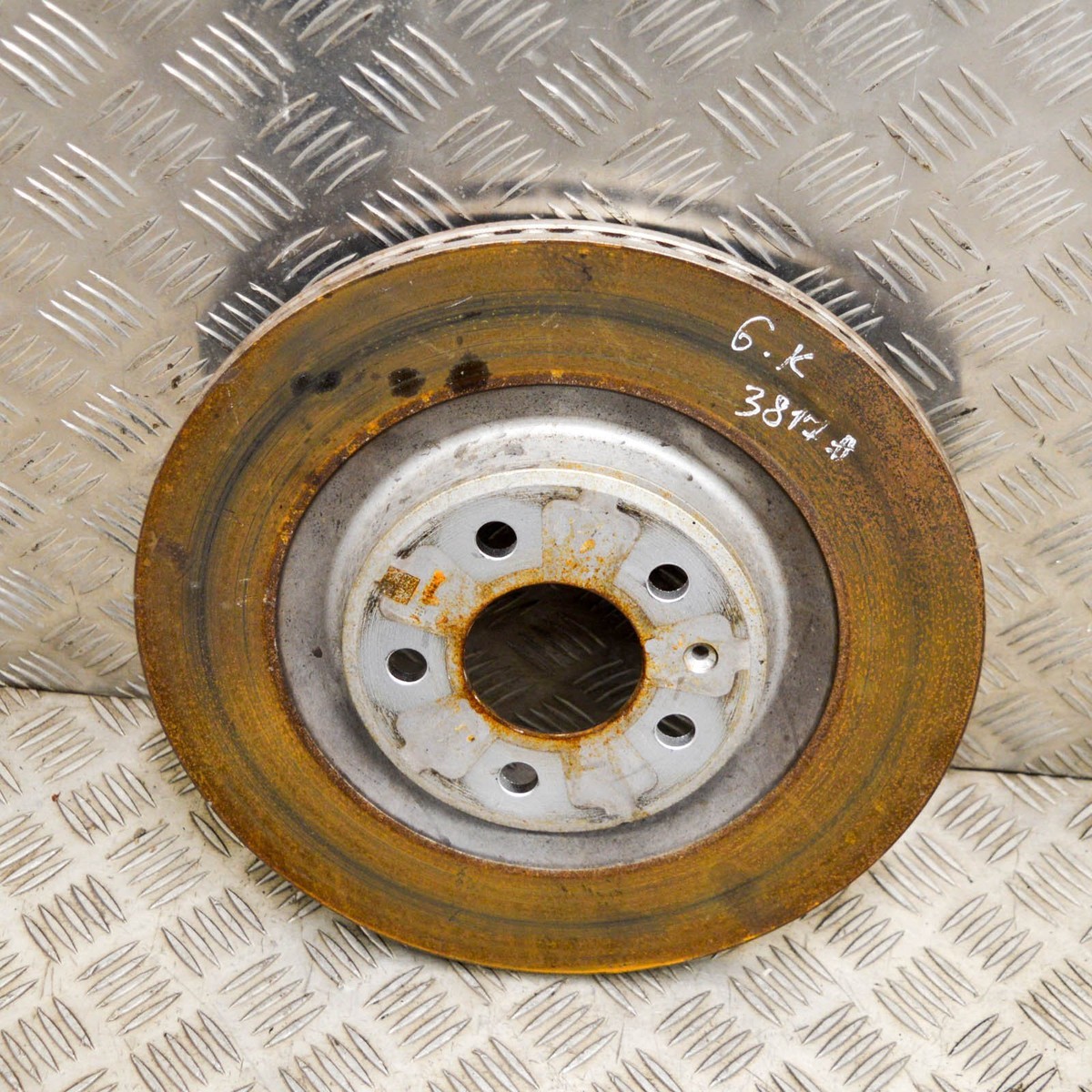 PORSCHE MACAN S 95B Rear Left Brake Disc 95B615601G 3.0 Petrol