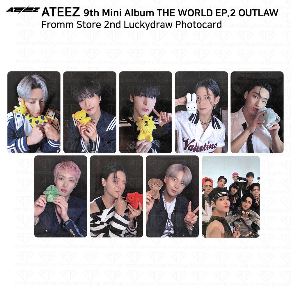 ATEEZ THE WORLD EP.2 OUTLAW Fromm Store 2nd Lucky Draw ATEEZ THE WORLD EP.2 OUTLAW Fromm Store 2nd Lucky Draw
