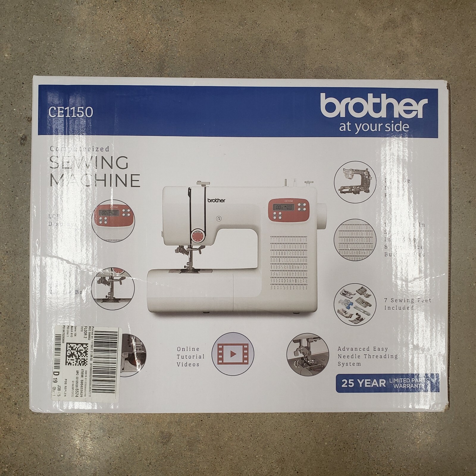 Brother Computerized Sewing Machine CE1150 NEW IN BOX eBay