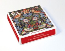 V&A Arts and Crafts Birds Box of 20 Notecards with Envelopes